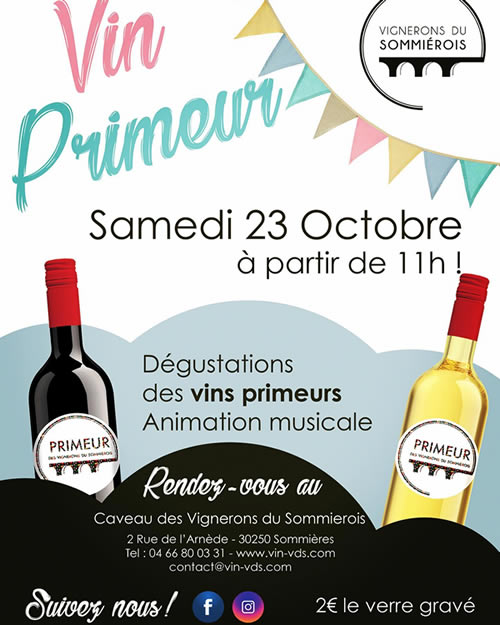 Dégustation de nos vins primeurs blanc et rouge !