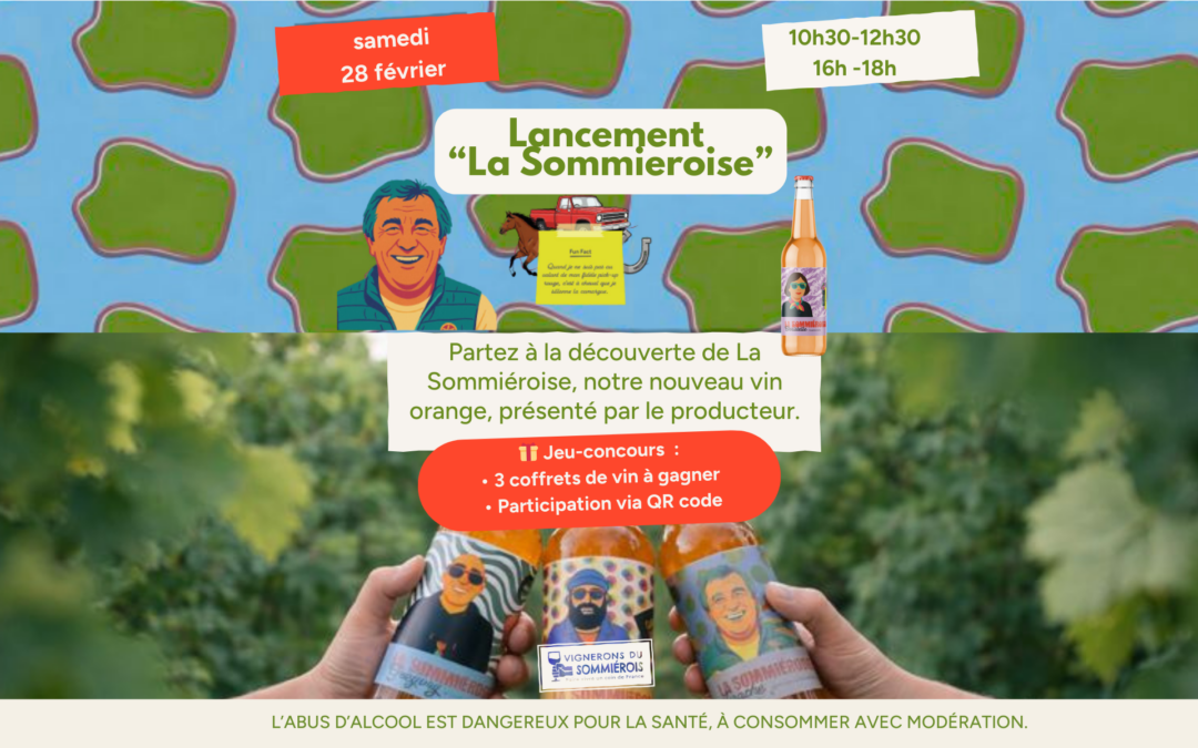 🍊 Lancement “La Sommiéroise” – Vin orange