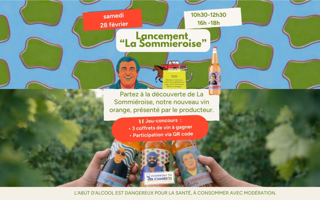🍊 Lancement “La Sommiéroise” – Vin orange