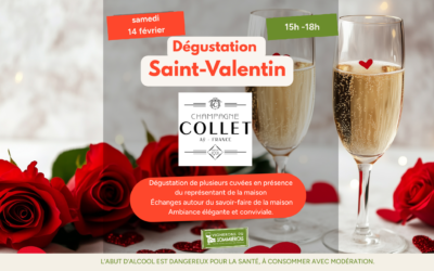 💕 Dégustation Saint-Valentin – Champagne Collet
