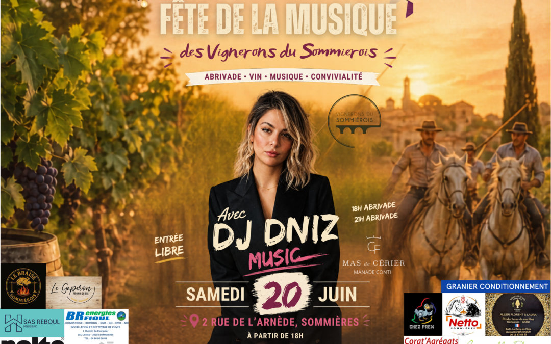 🎶🍷 SOIRÉE ESTIVALE — FÊTE DE LA MUSIQUE DES VIGNERONS DU SOMMIÉROIS
